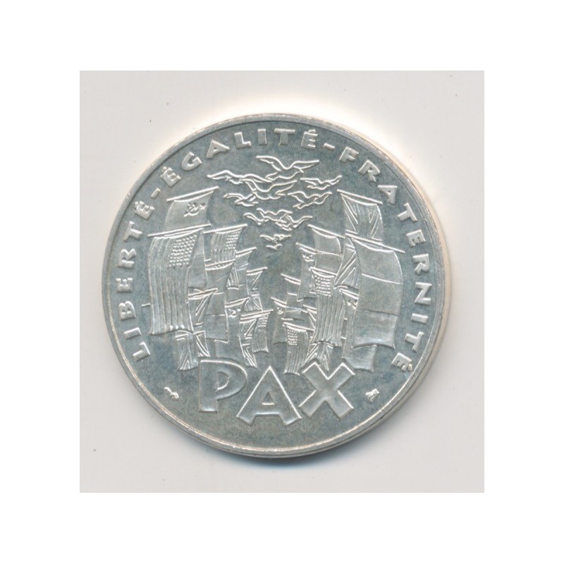 100 Francs 8 Mai 1945 - 1995 - argent