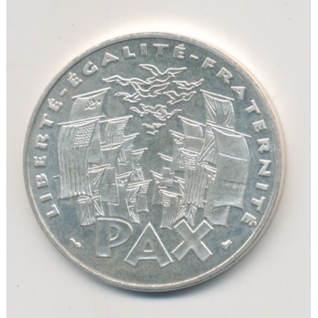 100 Francs 8 Mai 1945 - 1995 - argent