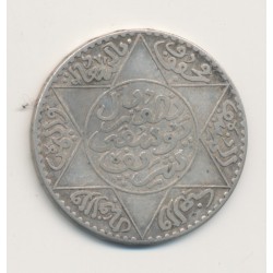 Maroc - 5 Dirhams - 1913 - Moulay Youssef I - argent 2