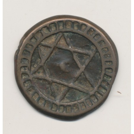 Maroc - 2 Falus - 1872 - bronze