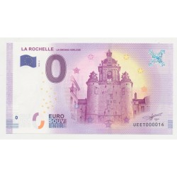 Billet Touristique O Euro - Grosse Horloge - 2018 - Numéro 000016