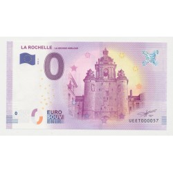 Billet Touristique O Euro - Grosse Horloge - 2018 - Numéro 000057