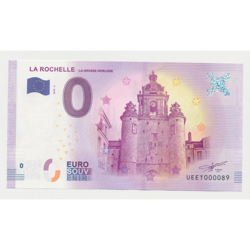 Billet Zéro € - Grosse Horloge - N° 89 - 2018 