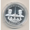 Médaille - Défilé de la victoire - 14 juillet 1919- 100e anniversaire de la grande guerre - argent 