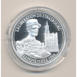 Médaille - Libération de paris - Général Leclerc - 23 novembre 1944 - La France Victorieuse - argent 