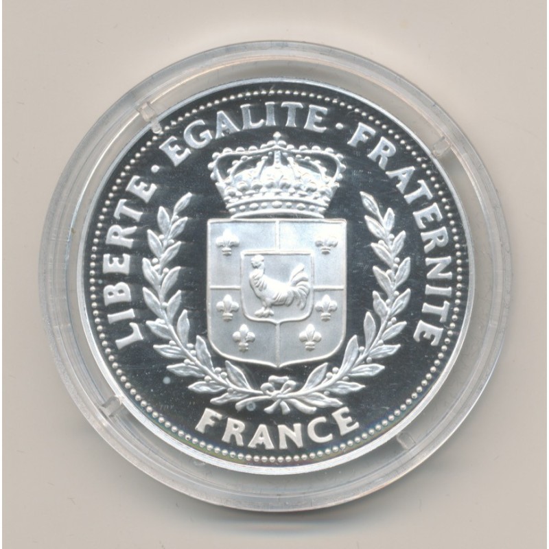 Médaille - La reconstruction de la France - le havre - La France Victorieuse - argent 