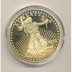 Médaille - reproduction 20 Dollars - 1933/2003