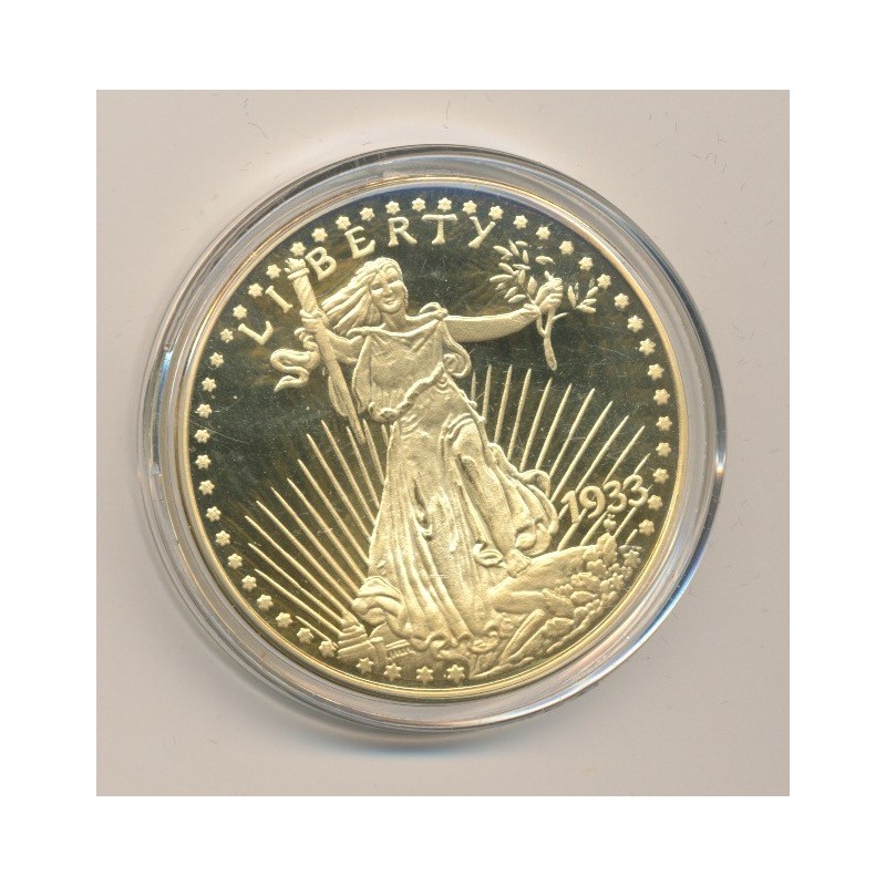 Médaille - reproduction 20 Dollars - 1933/2003