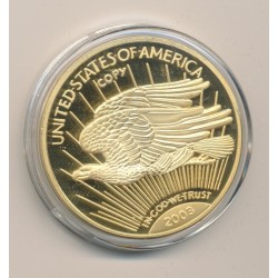 Médaille - reproduction 20 Dollars - 1933/2003 2