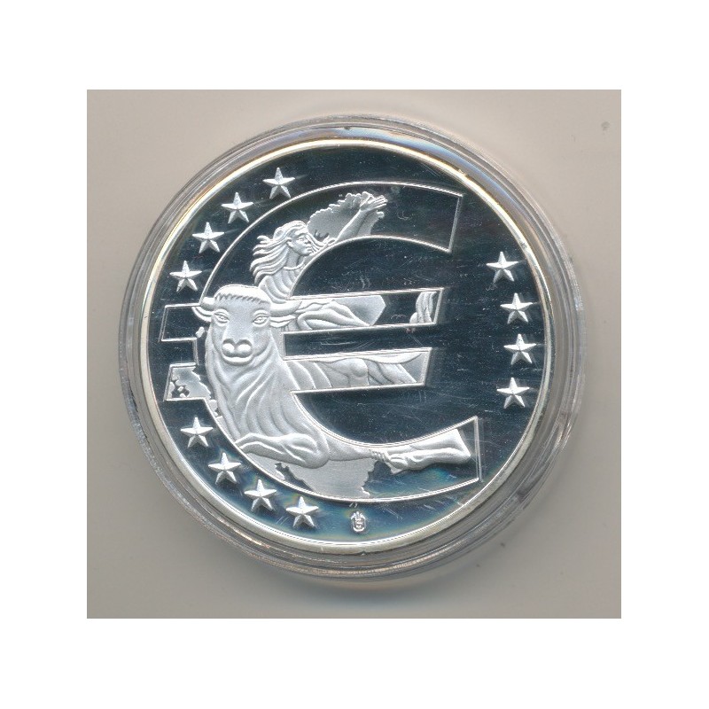Médaille - Europe - 1 janvier 2002 - 1ère émission de l'euro