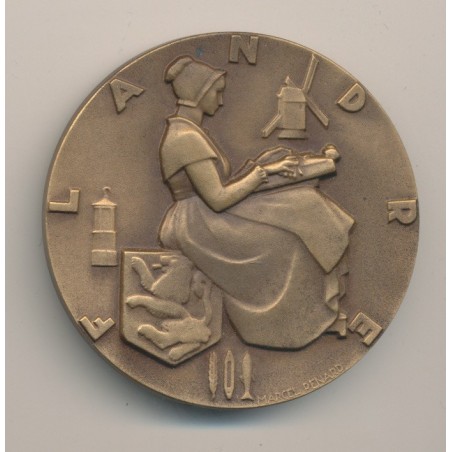 Médaille - Paquebot Flandre - Compagnie générale transatlantique - french line