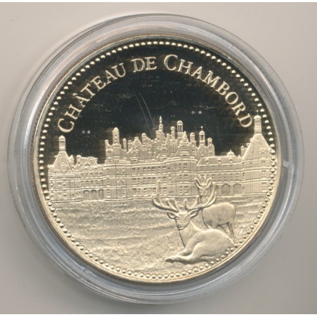 Médaille - Château de chambord - Trésor patrimoine de France
