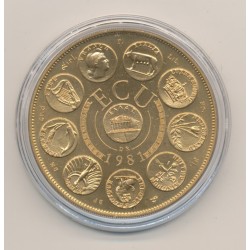 Ecu EUROPA - 1981 - bronze