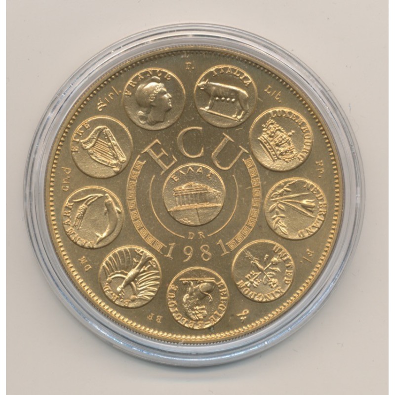 Ecu EUROPA - 1981 - bronze
