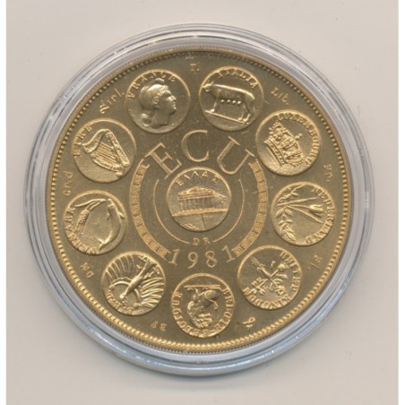 Ecu EUROPA - 1981 - bronze