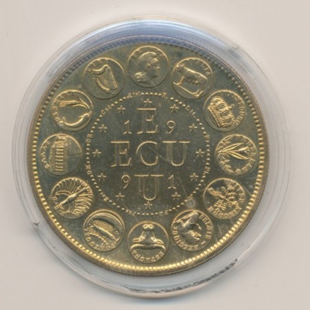 Ecu EUROPA - 1991 - bronze