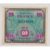 10 Francs Drapeau - 1944 - sans série