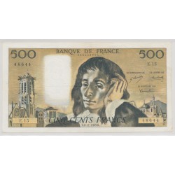500 Francs Pascal - 6.11.1969 - E.15