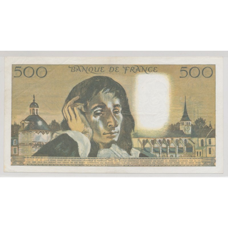 500 Francs Pascal - 6.11.1969 - E.15