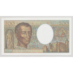 200 Francs Montesquieu - 1981 - SPL+ 2