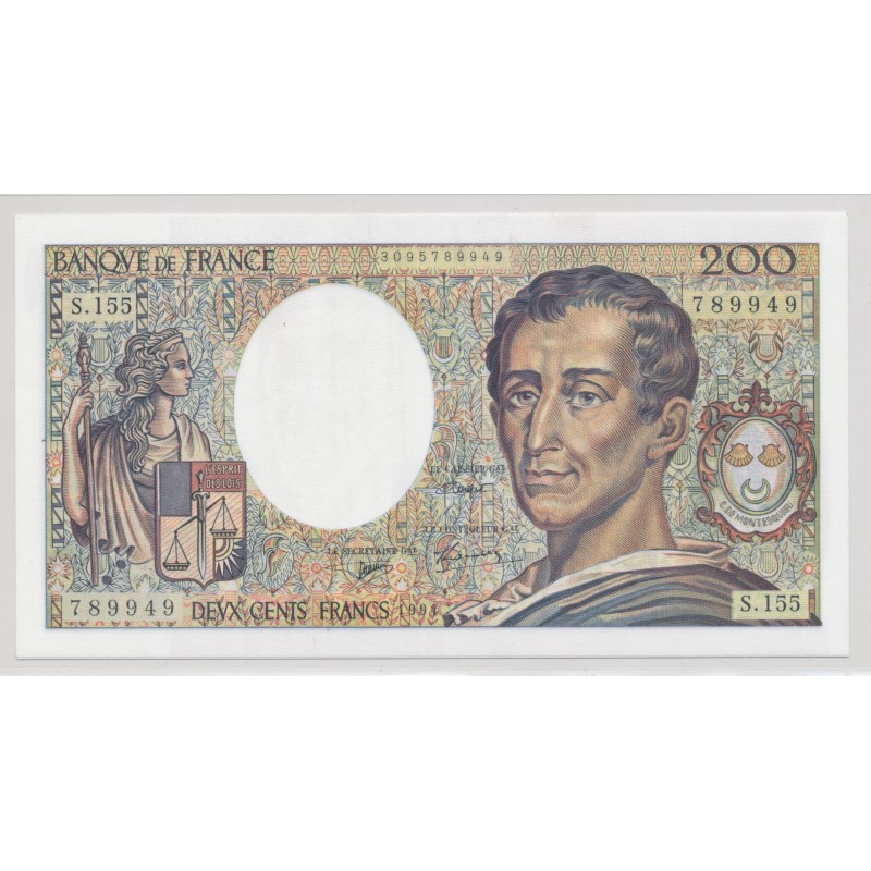 200 Francs Montesquieu - 1994 - S.155 - NEUF