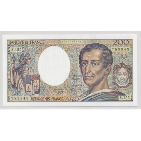 200 Francs Montesquieu - 1994 - S.155 - NEUF