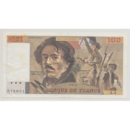 100 Francs Delacroix - 