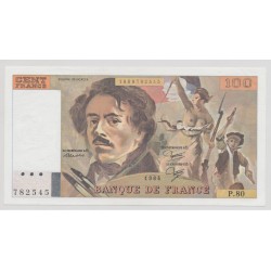 100 Francs Delacroix - 1984 - P.80 - NEUF