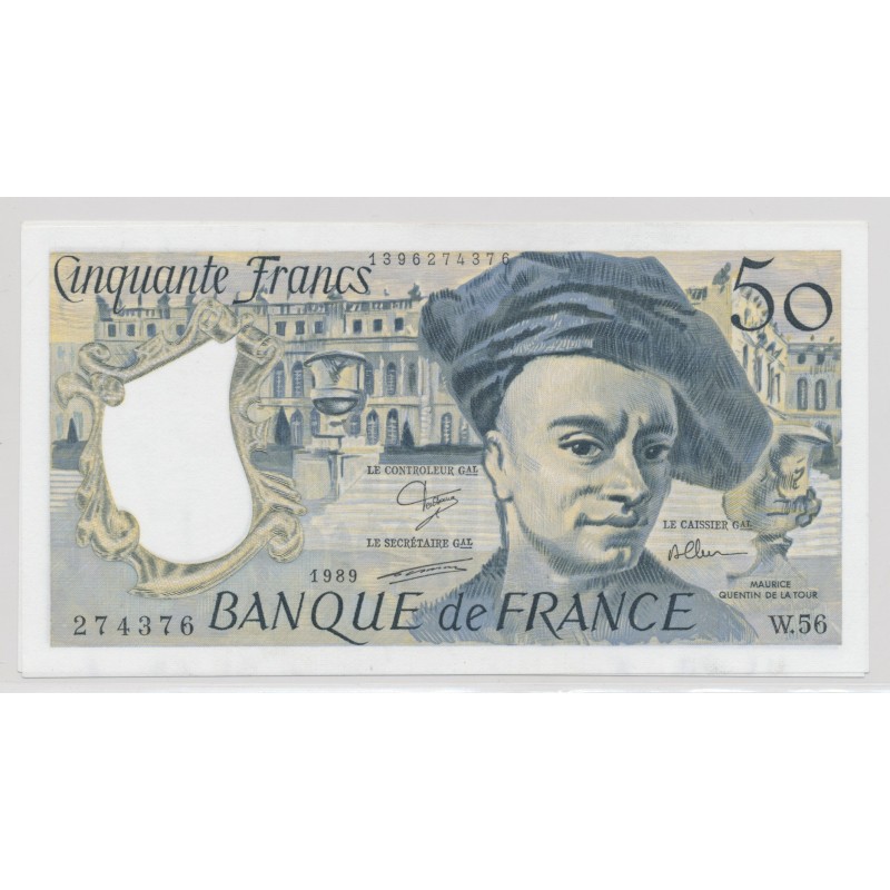 50 Francs Quentin de la tour - 1989 - alphabets au choix - NEUF