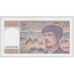 20 Francs Debussy - 1988 - alphabets au choix - NEUF