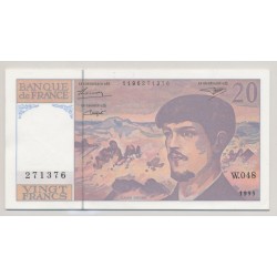 20 Francs Debussy - 1995 - W.048 - NEUF