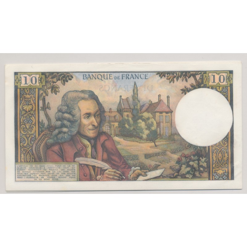 10 Francs Voltaire - 7.08.1969 - T.513 - SPL