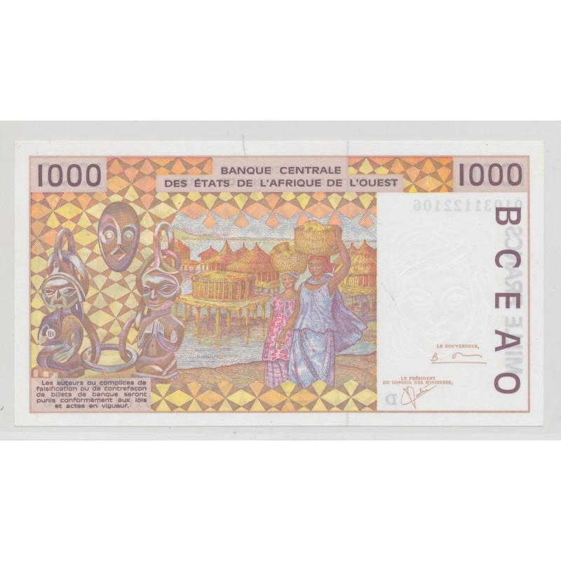 Afrique de l'ouest - 1000 Francs - D - Mali - NEUF