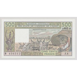 Afrique de l'ouest - 500 Francs - 1982 B Bénin - NEUF