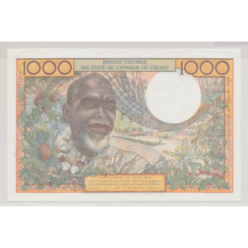 Afrique de l'ouest - 1000 Francs - ND 80 - Cote d'ivoire