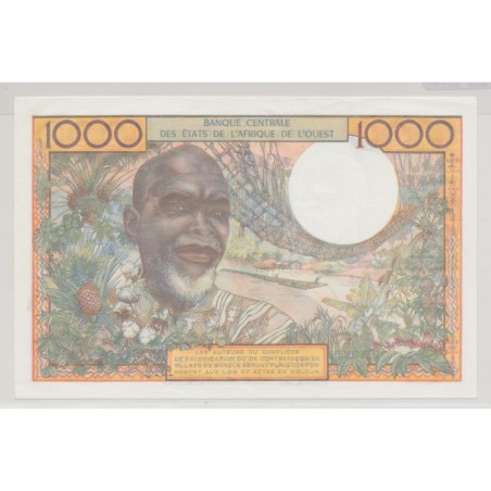 Afrique de l'ouest - 1000 Francs - ND 80 - Cote d'ivoire