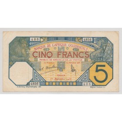 Afrique occidentale - 5 Francs - 1.09.1932 - Dakar - TTB