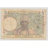 Afrique occidentale - 5 Francs - 1942 - TB