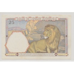 Afrique occidentale - 25 Francs - 9.01.1942 - TTB 2