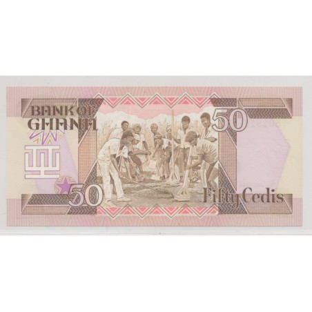 Ghana - 50 cedis - 15.07.1986 - NEUF