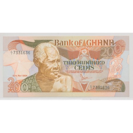 Ghana - 200 cedis - 15.05.1984 - NEUF