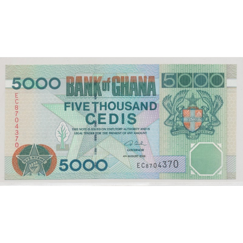 Ghana - 5000 cedis - 4.08.2006 - NEUF