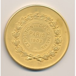 Médaille - Exposition du Grand Palais - Paris 1902 - cuivre 2