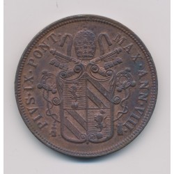 Vatican - 5 Baiocchi - 1854 VIII R - Pius IX
