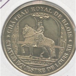 Dept41 - Chateau royal de Blois - statue équestre Louis XII - 2005H