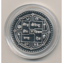 Nepal - 250 Roupies 1986 - argent 2