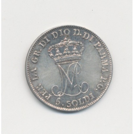 Italie - 5 Soldi - 1815 - Parme 