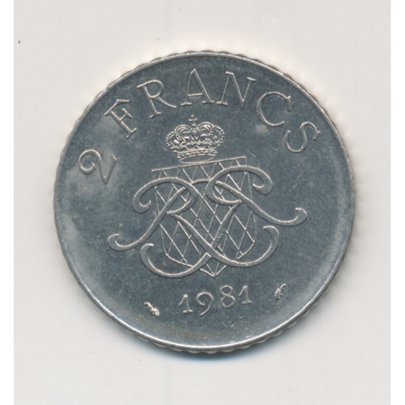 Monaco - 2 Francs 1981 - Rainier III 