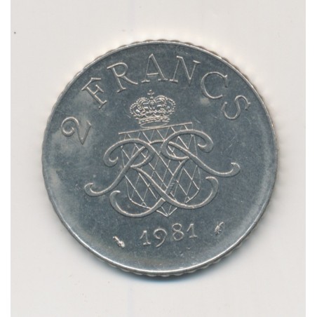 Monaco - 2 Francs 1981 - Rainier III 