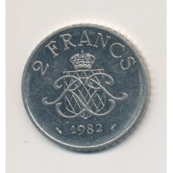 Monaco - 2 Francs 1982 - Rainier III  2
